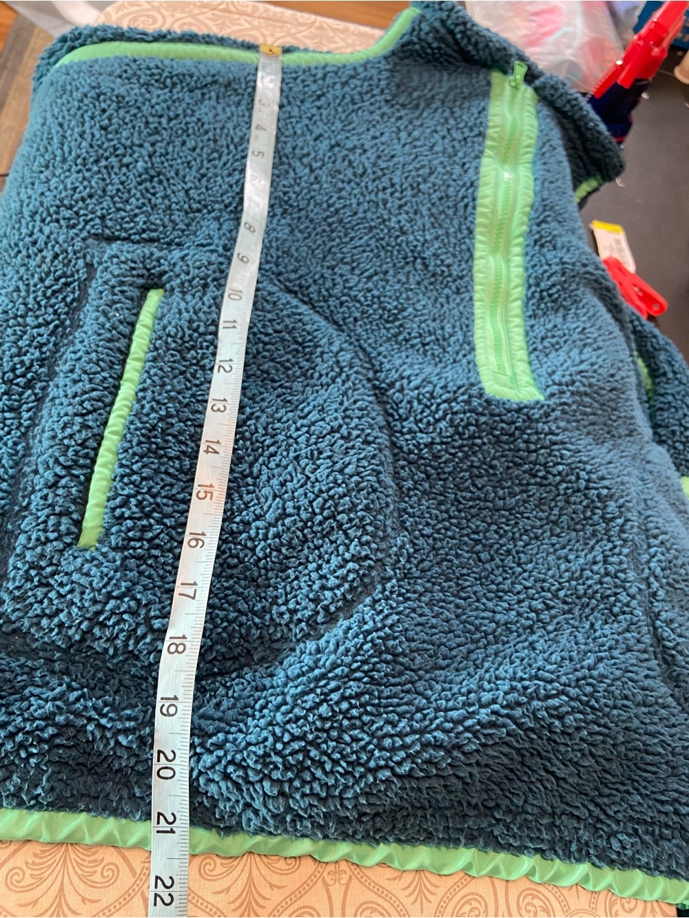 AS Revival Lift Ticket Sherpa Fleece Teddy Bear Pullover Half Zip XLarge XL. - Picture 4 of 9